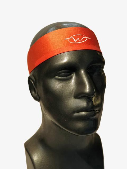 Orange performance headband