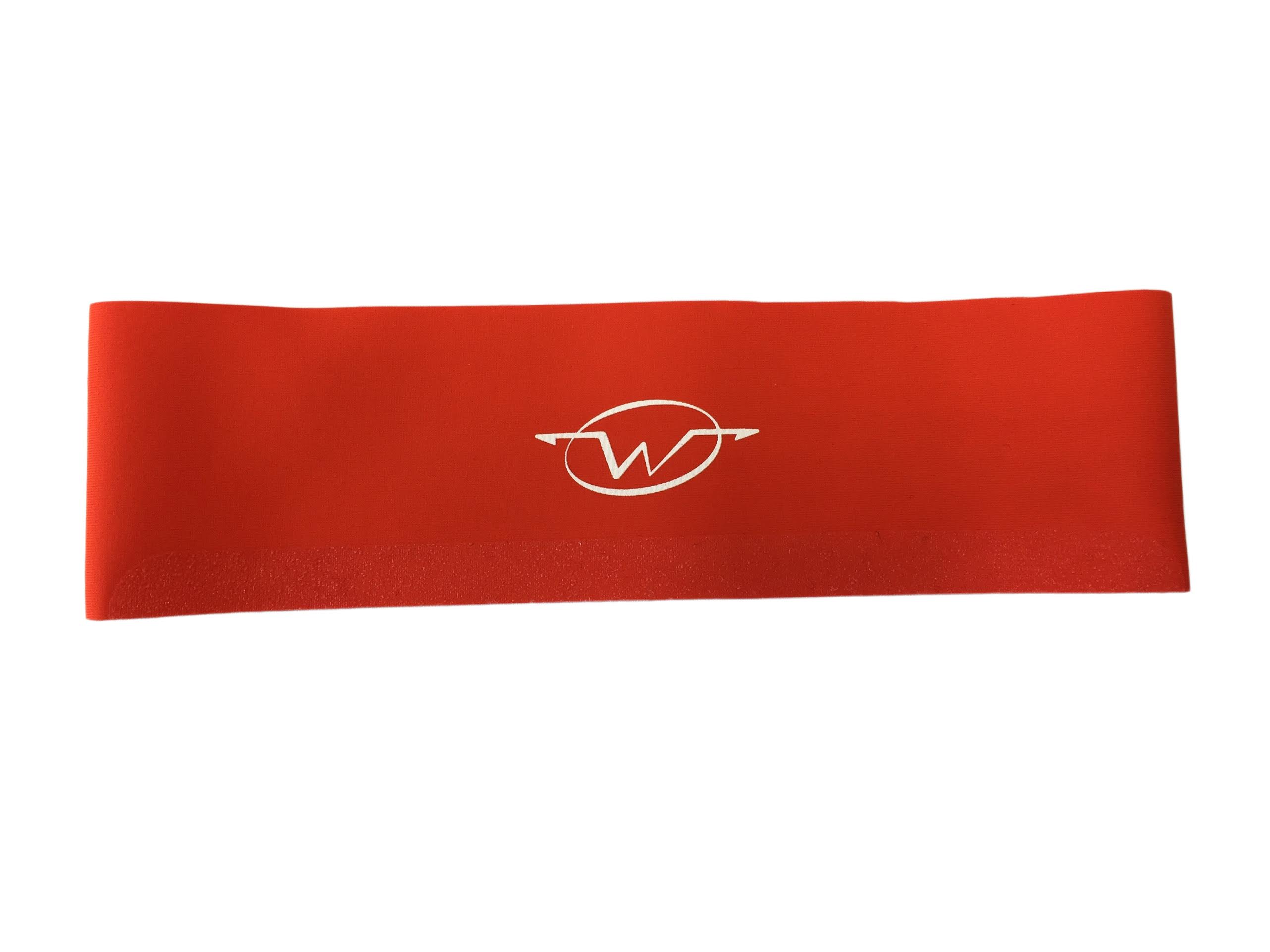 Red performance headband by Wickflow
