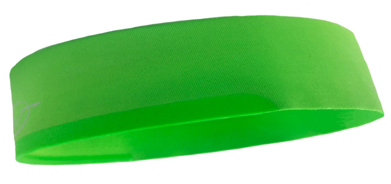 Green cycling headband