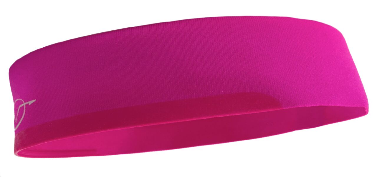 Pink cycling headband