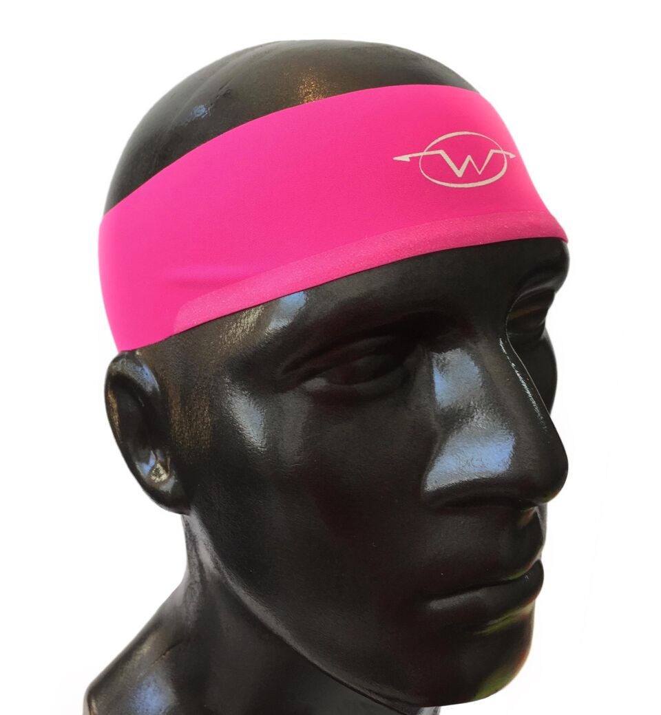 Pink performance headband