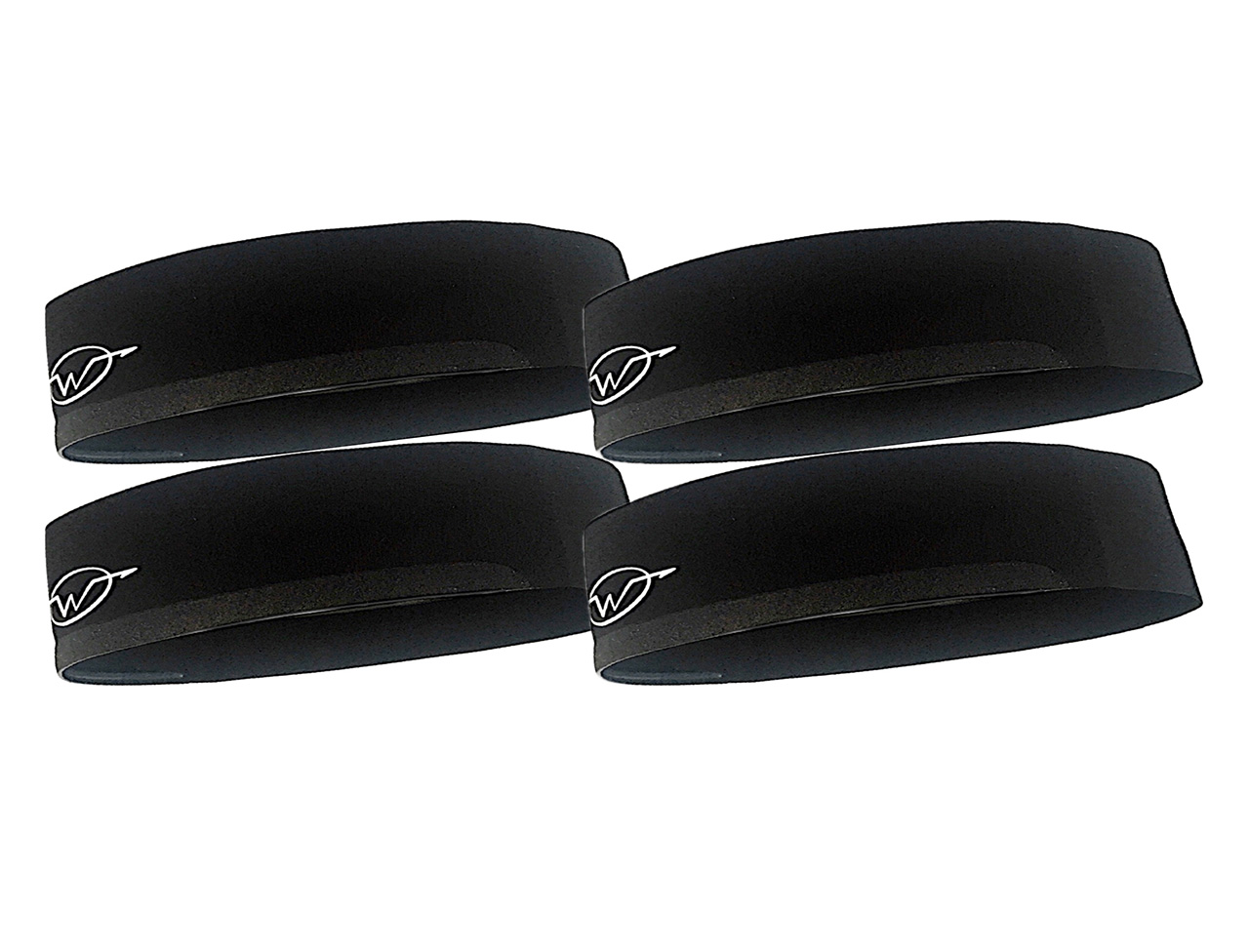 4-Pack Wickflow Performance Headband | Black