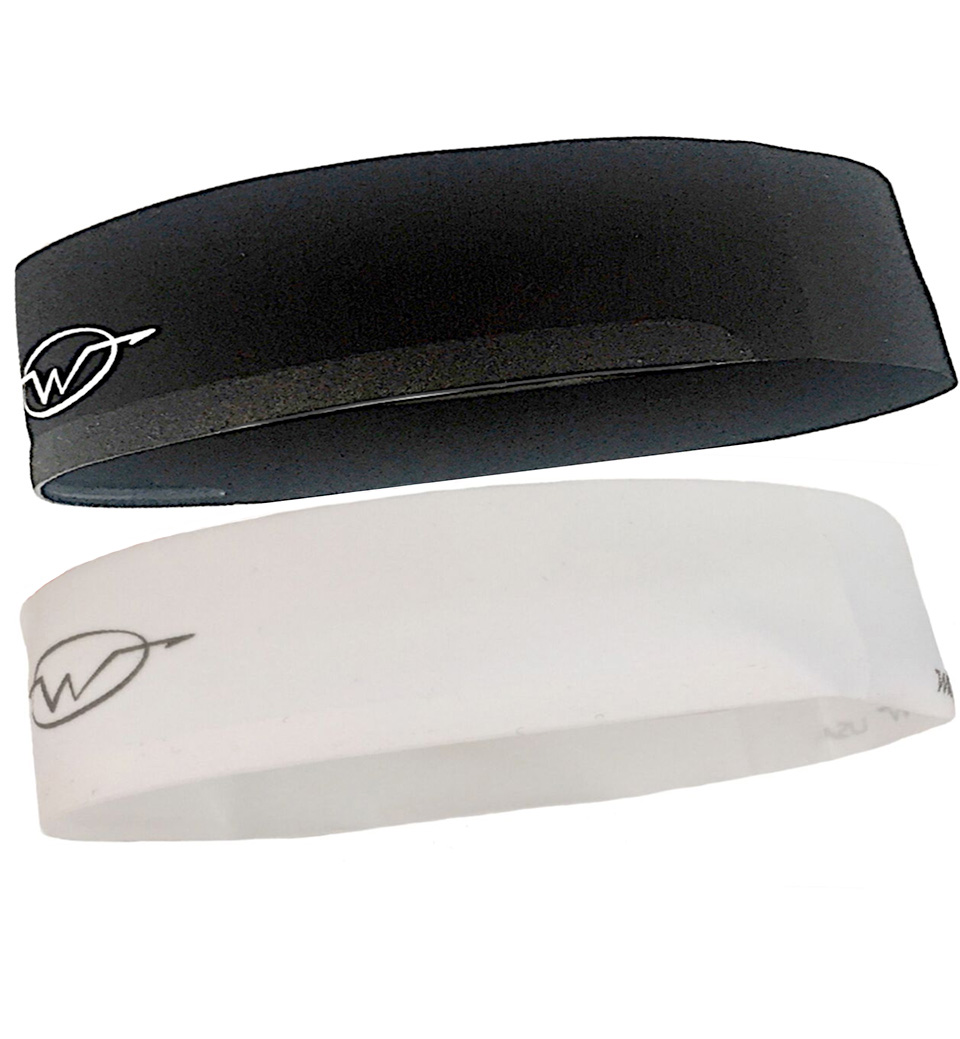 2-Pack Black/ White Performance Headbands